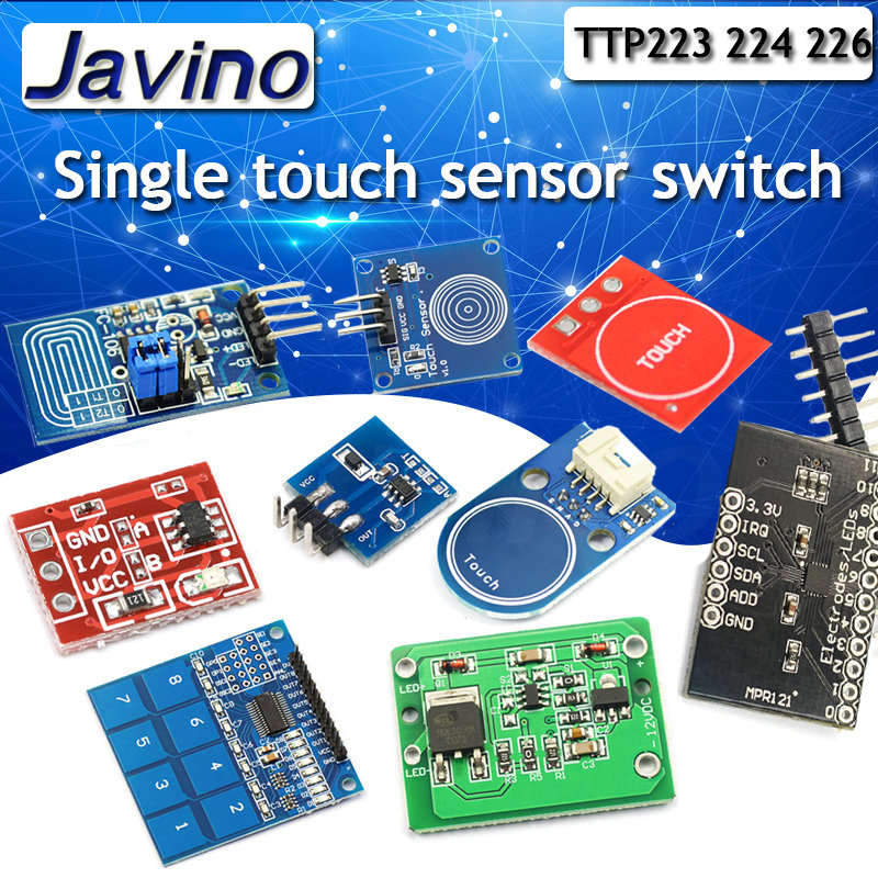 Sensor Kit Arduino - 1/4/8/16 Kanal TTP223 TTP224 TTP226 TTP229