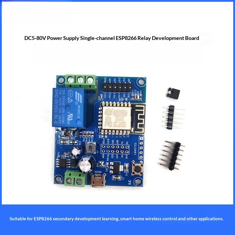 Esp8266 Relay Module - ESP8266 WiFi Tek Kanallı Röle Modülü,
