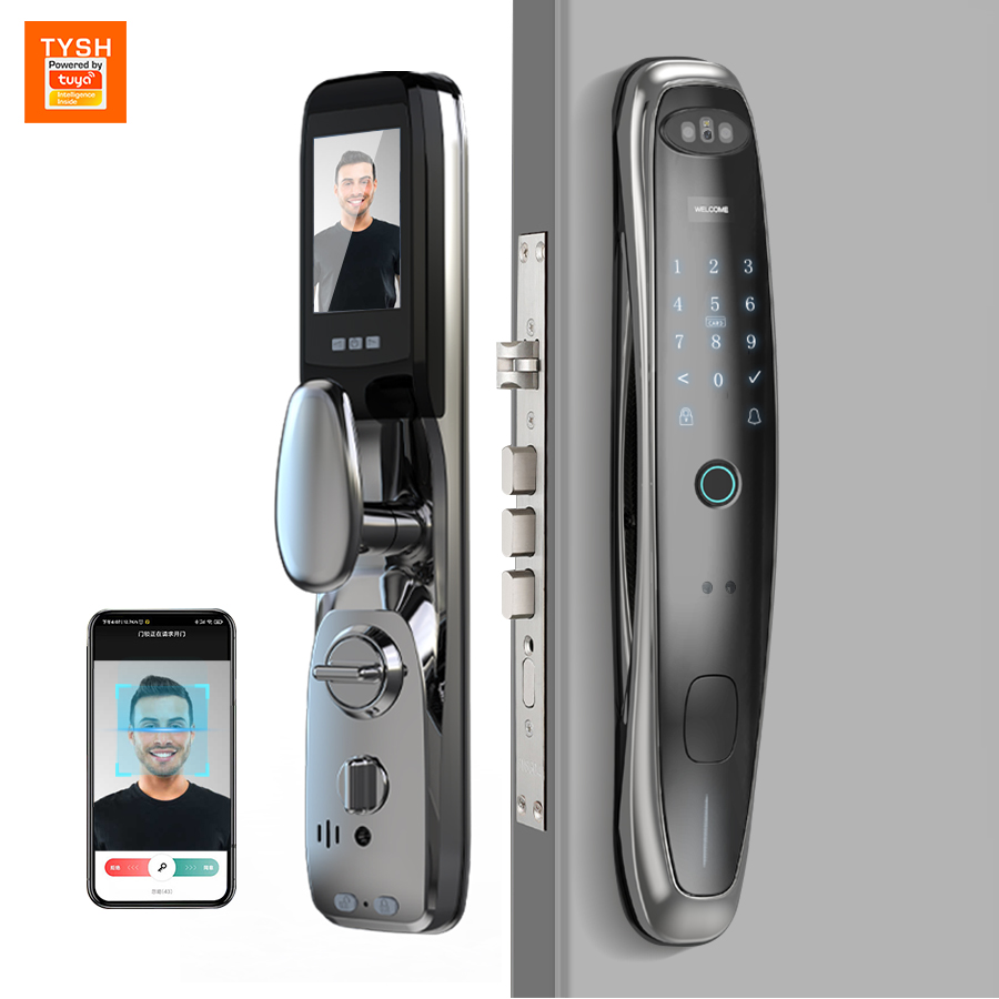 Smart Door Lock Wifi - Tuya WiFi Kamera Akıllı Kilit 3D