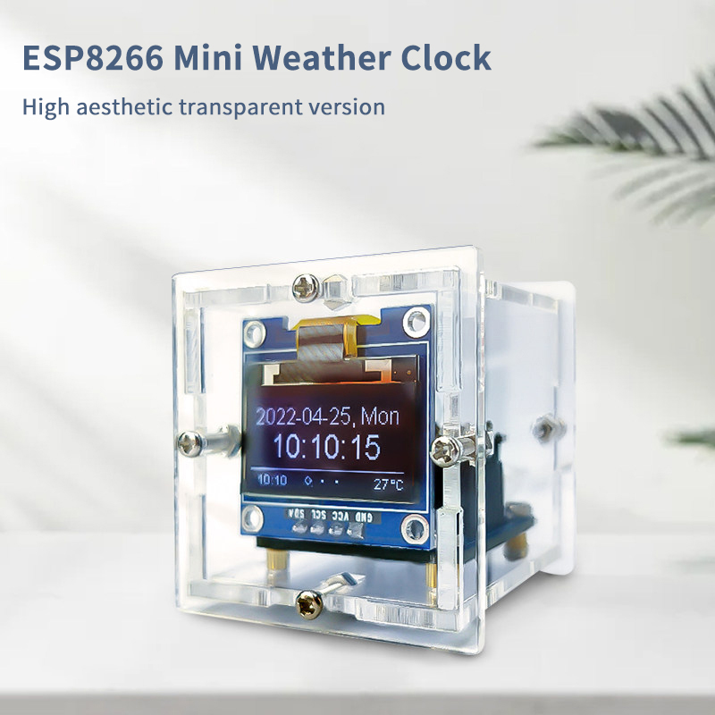 ESP8266 Mini Hava Durumu Saati - Electronics Project Kit incelemesi ve fiyatı