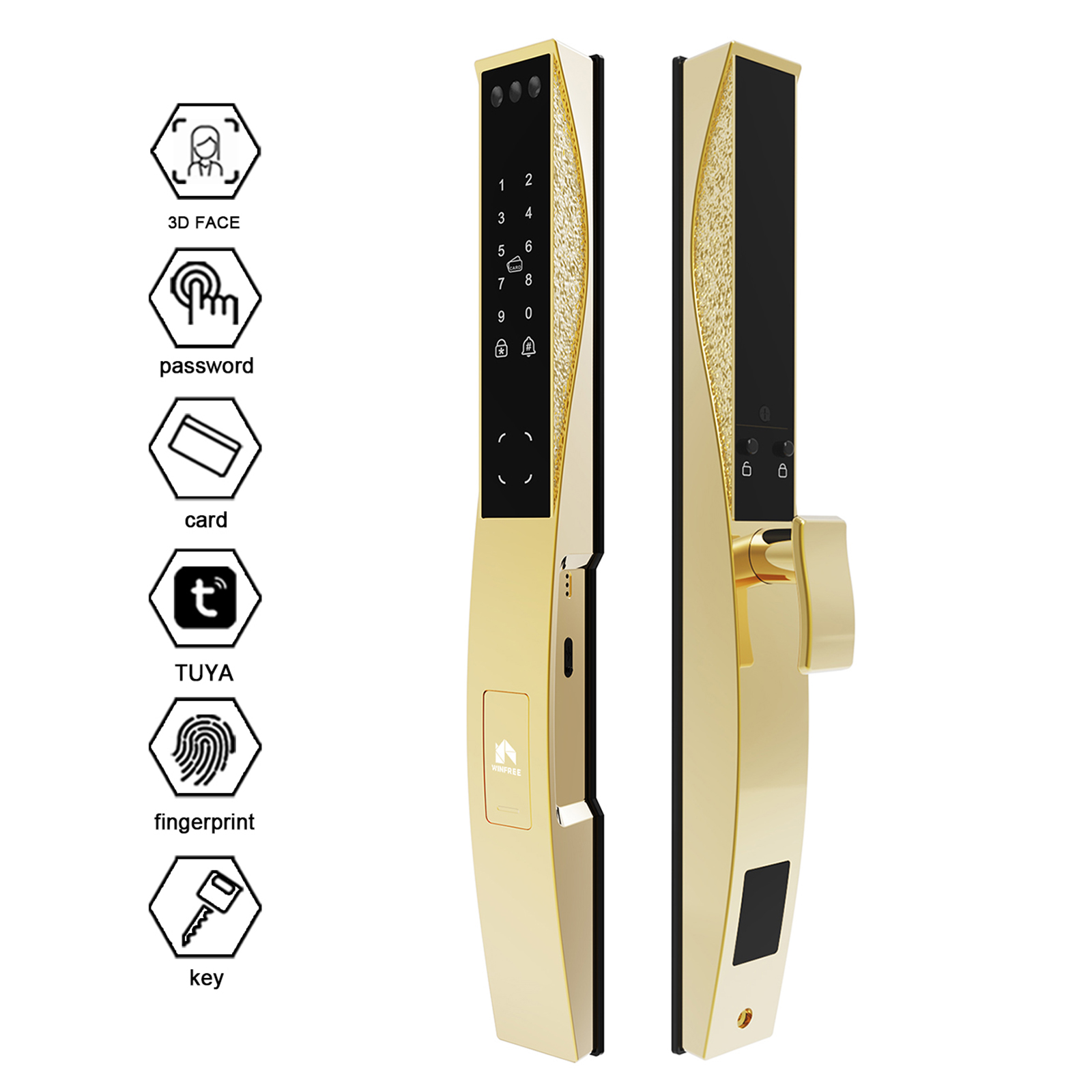 WINFREE Tuya Wifi Akıllı Dijit - Smart Door Lock Wifi incelemesi ve fiyatı