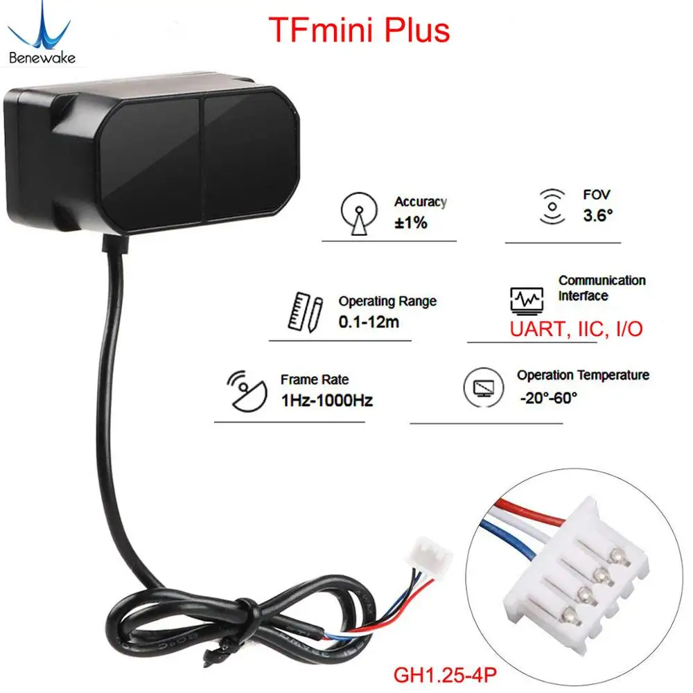 Benewake TFmini-S/TFmini Plus  - Sensor Kit Arduino incelemesi ve fiyatı