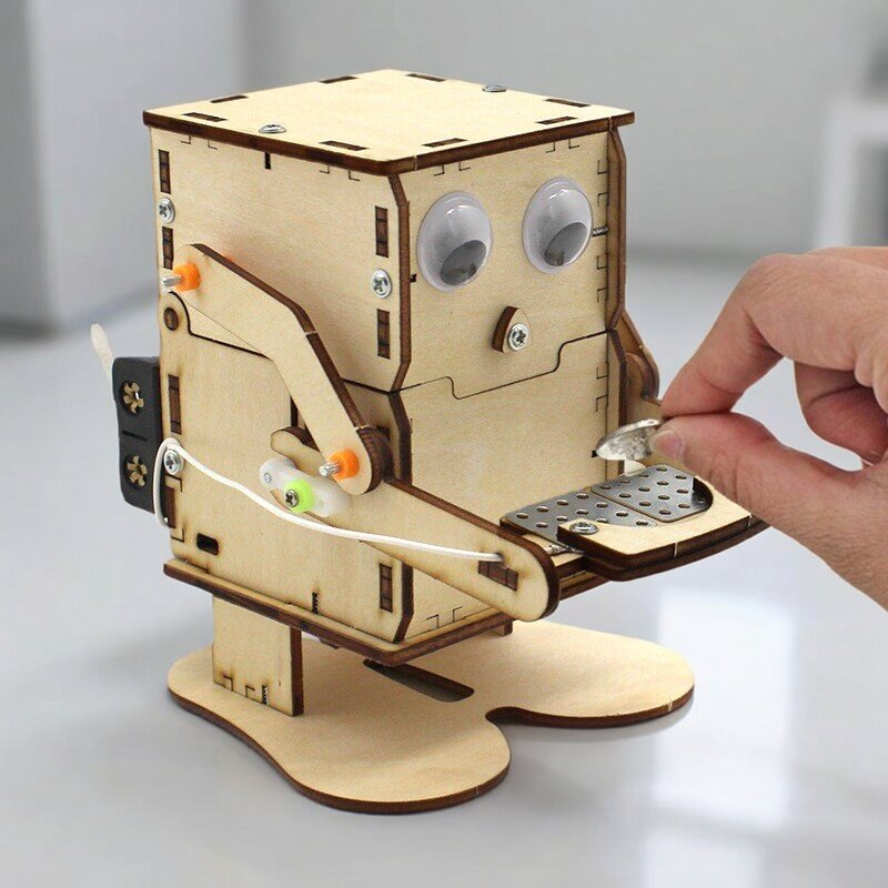 Ahşap Monte Edilebilir DIY Rob - Stem Robotics Kit incelemesi ve fiyatı