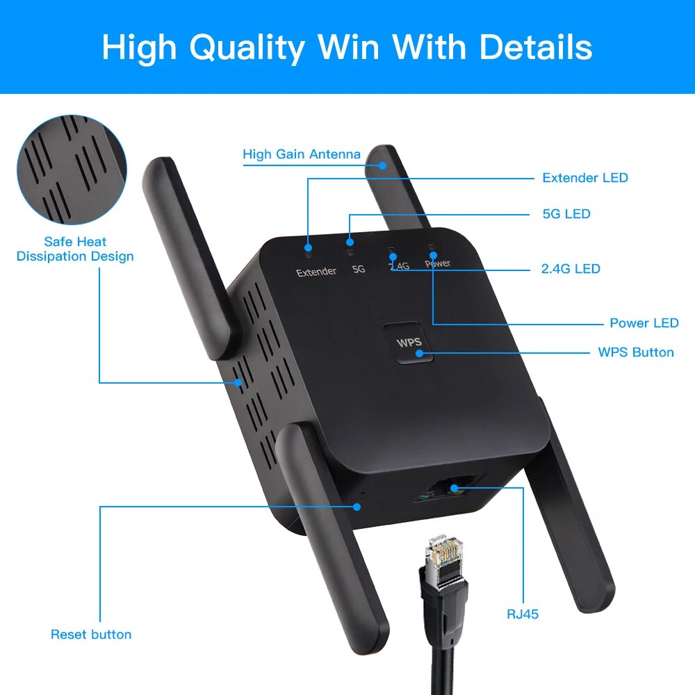 WiFi Tekrarlayıcı 1200 Mbps 2. - Wifi Smart Plug incelemesi ve fiyatı