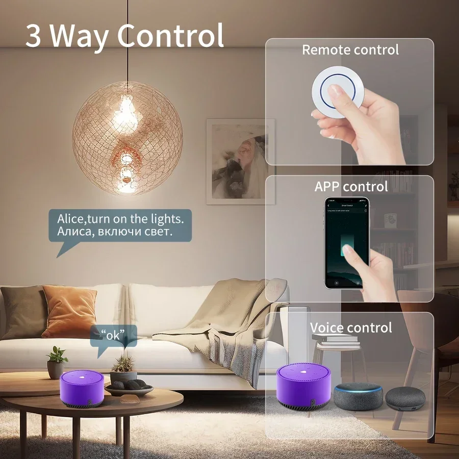 Tuya Wifi akıllı anahtar RF 43 - Smart Light Switch Wifi incelemesi ve fiyatı