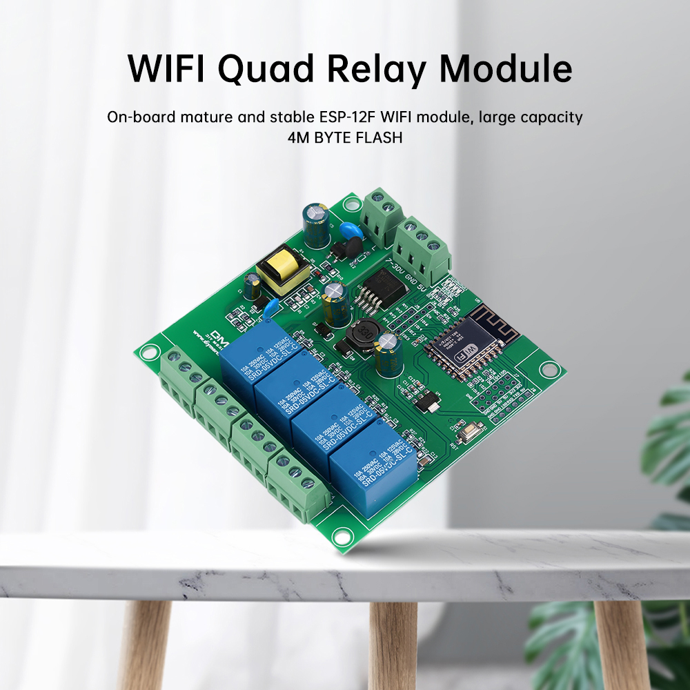 Röle Modülü WiFi 4 Kanallı ESP - Esp8266 Relay Module incelemesi ve fiyatı