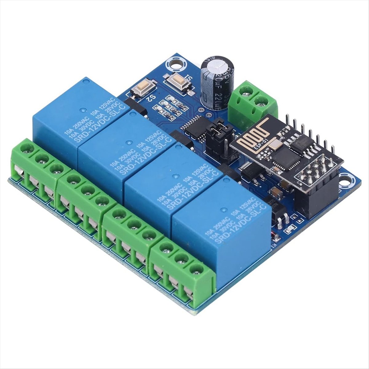 Süper İndirim 4 Kanallı WiFi K - Esp8266 Relay Module incelemesi ve fiyatı