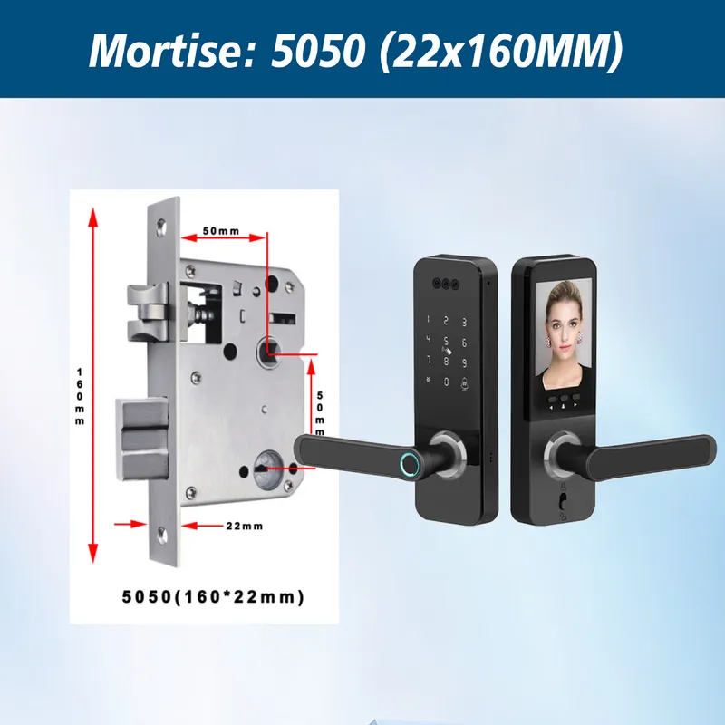 Ev Tipi Yüz Tanıma Kilidi, Ked - Smart Door Lock Wifi incelemesi ve fiyatı