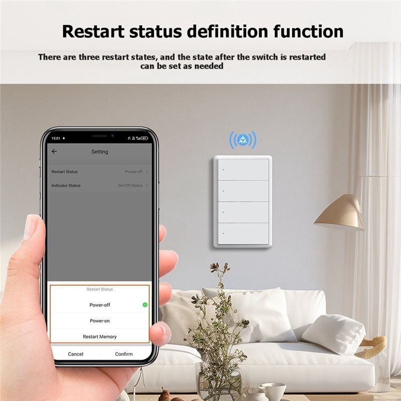 DTA4 – Akıllı Işık Anahtarı iç - Smart Light Switch Wifi incelemesi ve fiyatı