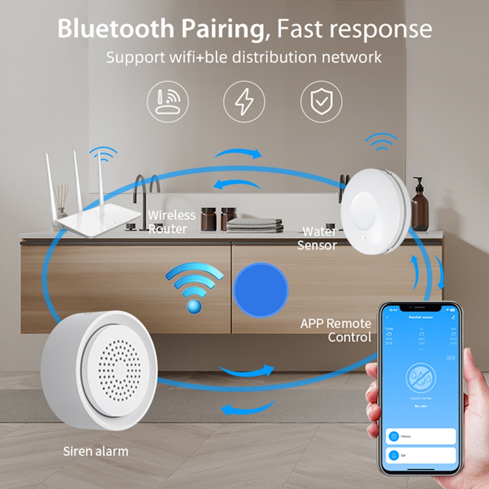 BTLIFE-Siren Alarmlı Su Kaçağı - Smart Home Automation Kit incelemesi ve fiyatı