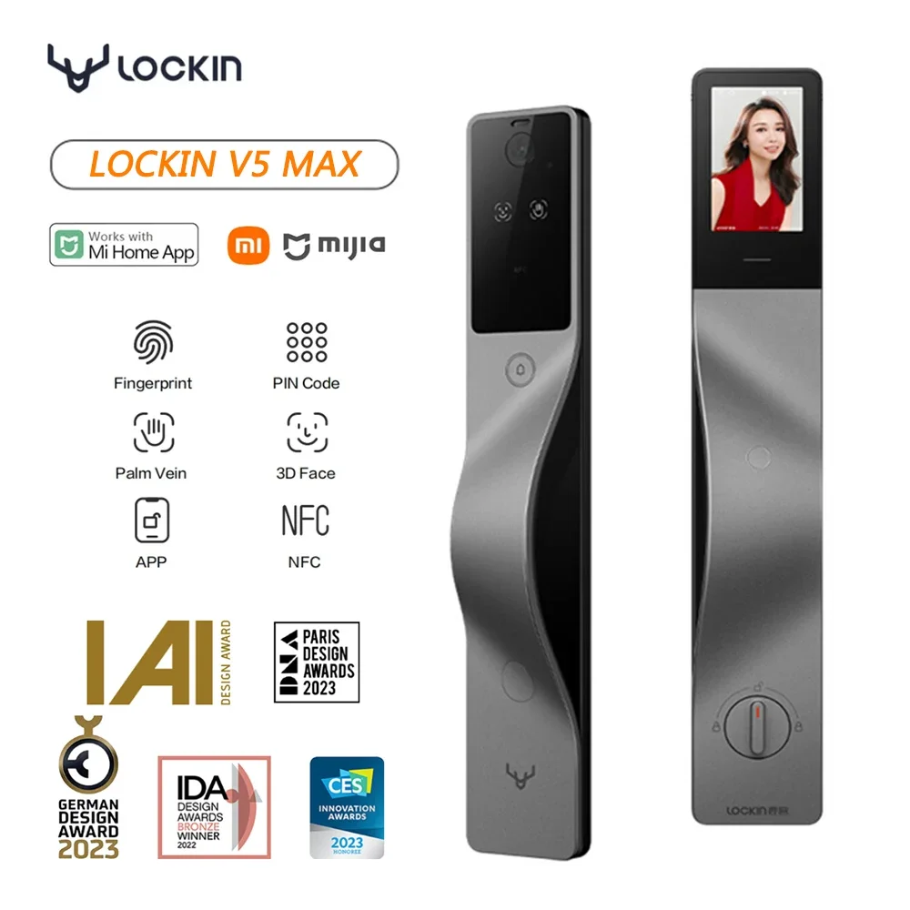 Lockin V5 Max 3D Yüz Tanıma Ak - Smart Door Lock Wifi incelemesi ve fiyatı